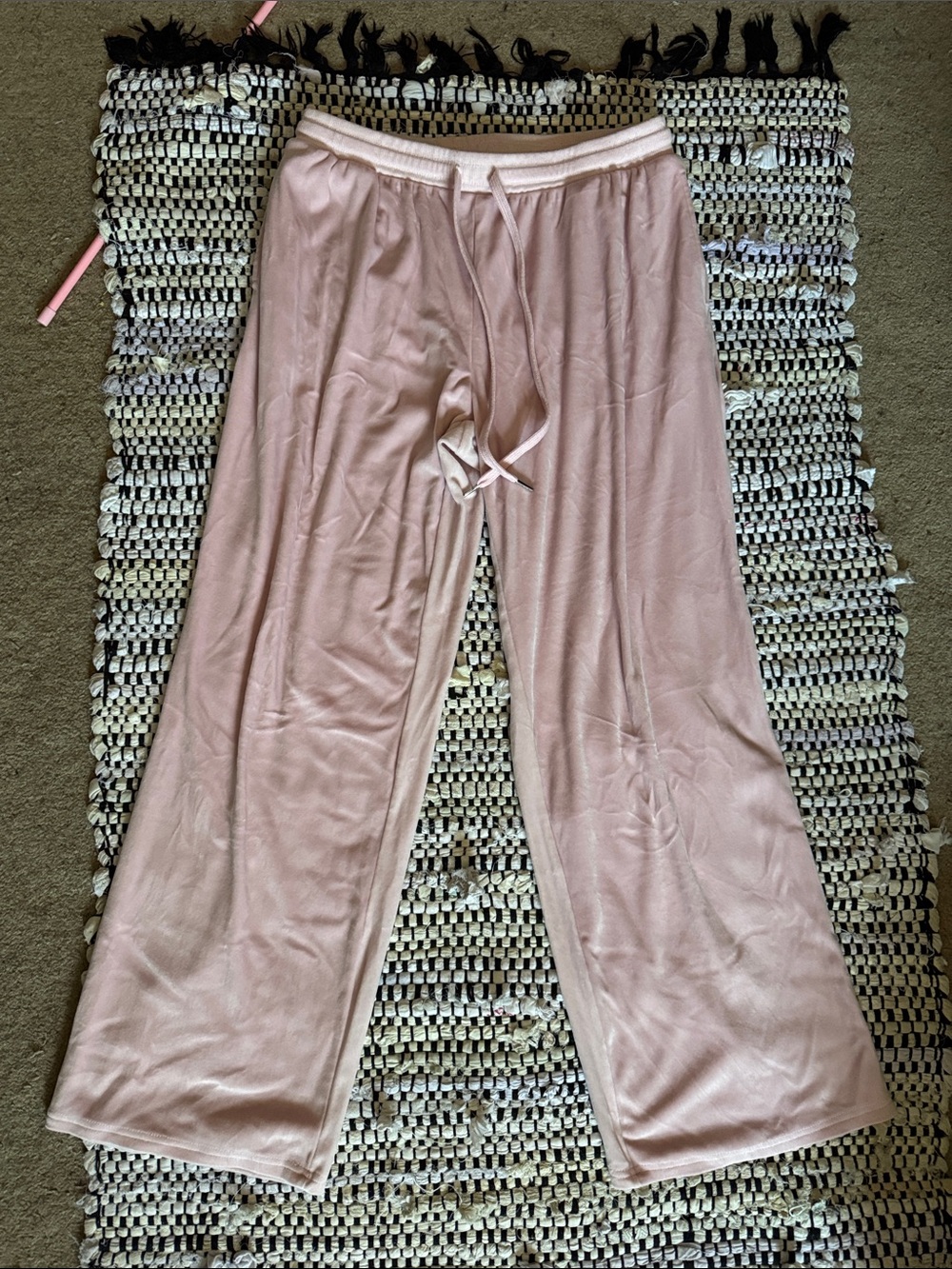Juicy Couture Velour Light Pink Pants